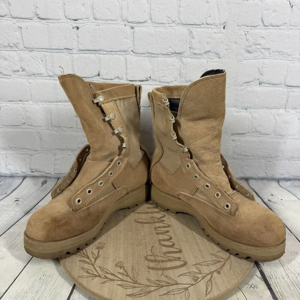 Belleville 790G Gore-Tex Vibram Military Combat Boots Tan Tactical Made USA 4.5R